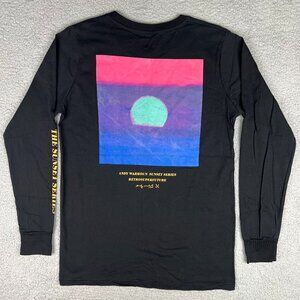 Retrosuperfuture Shirt Women Large Black Andy Warhol Long Sleeve Sunset Series 4